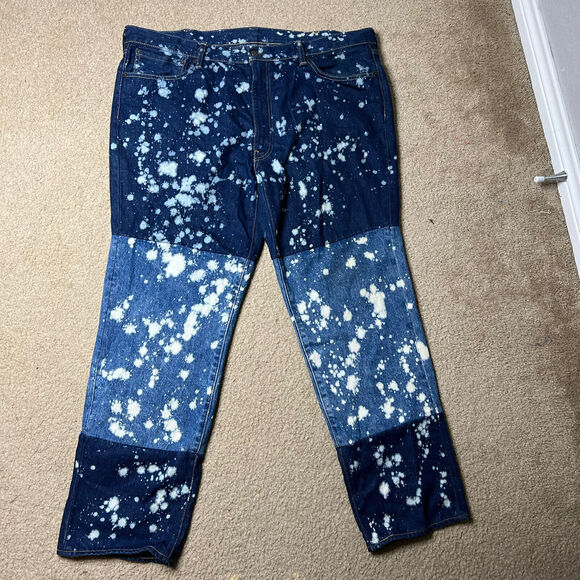 Levis Mens Size 40X32 541 Jeans Bleach Splatter Color Block Unique Streetwear - Picture 2 of 6